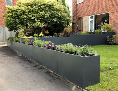 lightweight outdoor trough planters